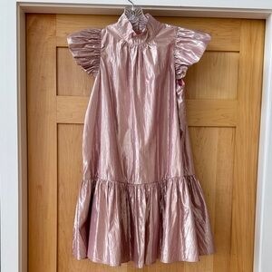 Corey Lynn Calter Metallic Pink Dress